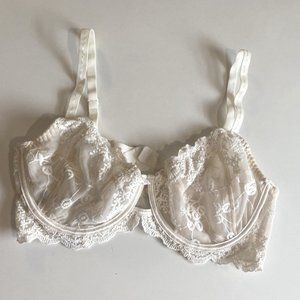 White Free People Lace Bra